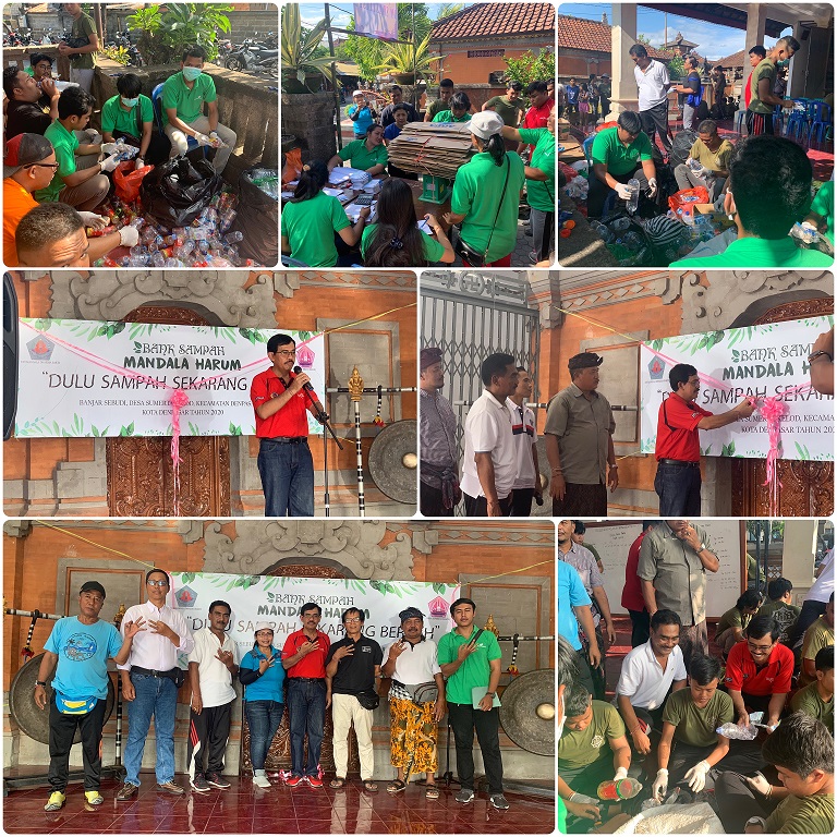 PEMBUKAAN BANK SAMPAH DI BANJAR SEBUDI