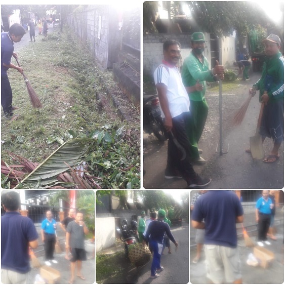 GOTONG ROYONG WARGA BADAK SARI